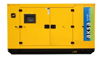 Дизельный генератор Aksa APD70BD в кожухе