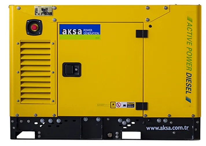 Дизельный генератор Aksa APD 13A в кожухе с АВР