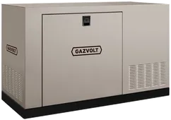 Газовый генератор Gazvolt 150T21 в кожухе с АВР