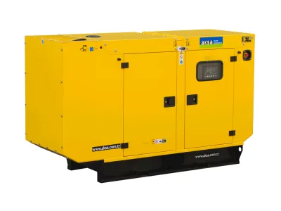 Дизельный генератор Aksa APD 66C в кожухе с АВР