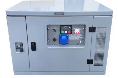 Бензиновый генератор АМПЕРОС LT25000E в кожухе