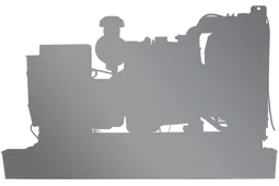 Дизельный генератор MGE P640PS в кожухе