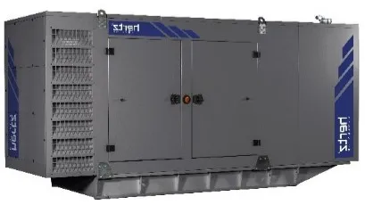 Дизельный генератор Hertz HG 400 CL в кожухе с АВР