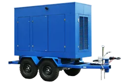 Дизельный генератор ТСС АД-400С-Т400-1РПМ9 на прицепе с АВР