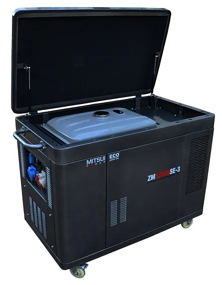 Бензиновый генератор Mitsui Power ZM 12500 SE-3 в кожухе с АВР