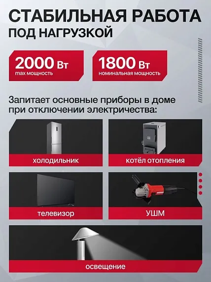 Инверторный двухтопливный генератор AiGento X-20iG