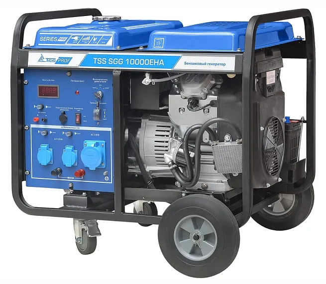 Бензиновый генератор ТСС SGG 10000 EHA с АВР