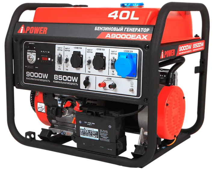 Портативный бензиновый генератор A-iPower A9000EAX