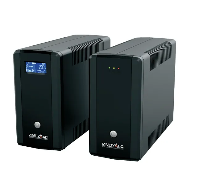 Напольный ИБП Импульс ЮНИОР ПЛЮС 1200 LCD IEC-C13x4 USB, RJ11/RJ45