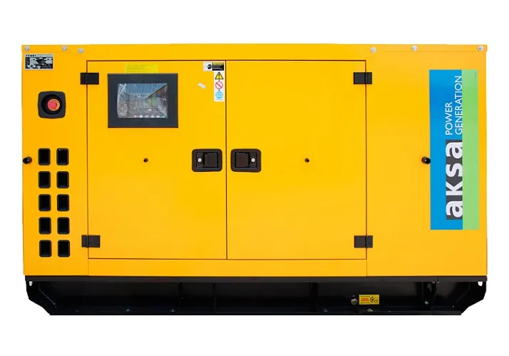 Дизельный генератор Aksa APD 89C в кожухе
