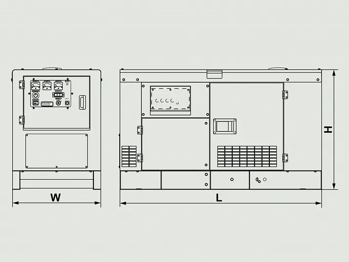 Дизельный генератор Yanmar YEG 170 DSLS-5B с АВР