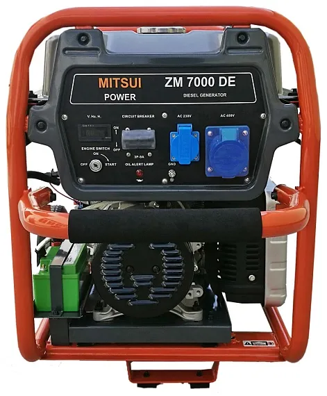 Дизельный генератор Mitsui Power ZM 7000 DE с АВР