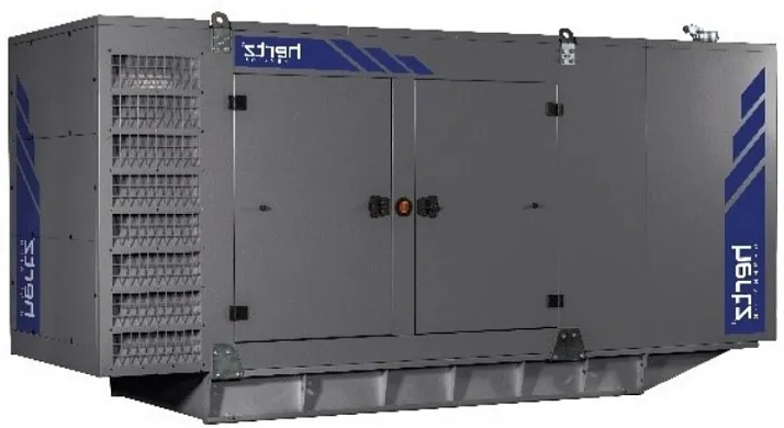 Дизельный генератор Hertz HG 450 PL в кожухе