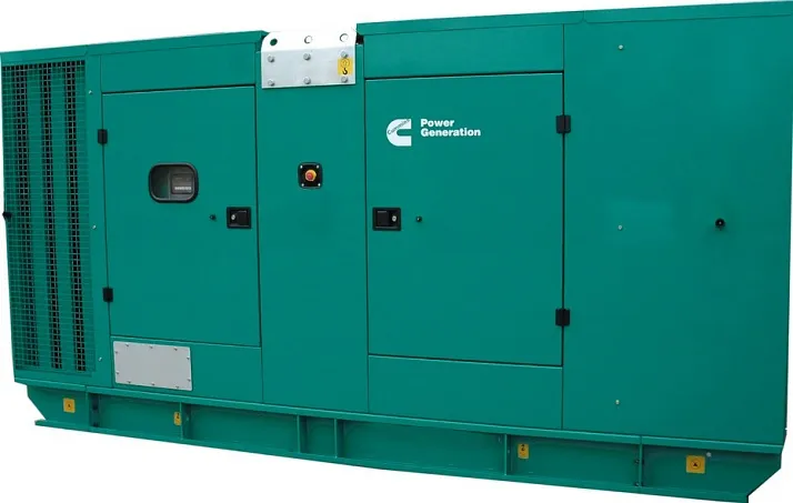 Дизельный генератор Cummins C300D5 в кожухе