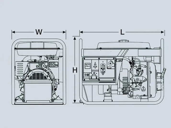 Дизельный генератор Yanmar YDG 2700 N-5EB2 electric с АВР