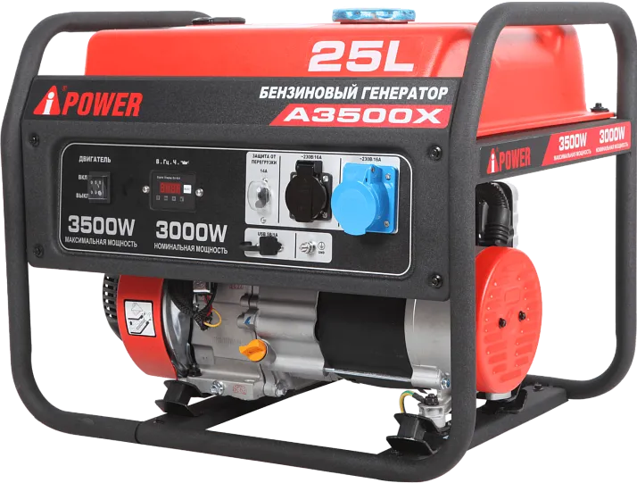 Портативный бензиновый генератор A-iPower A3500X