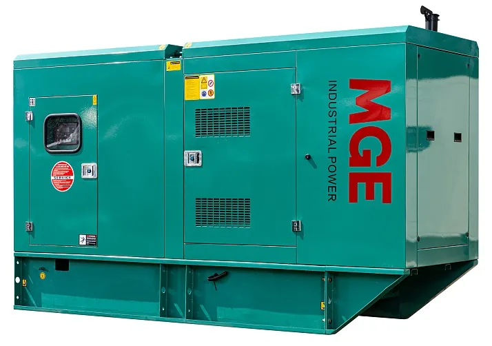 Дизельный генератор MGE P100CS в кожухе с АВР