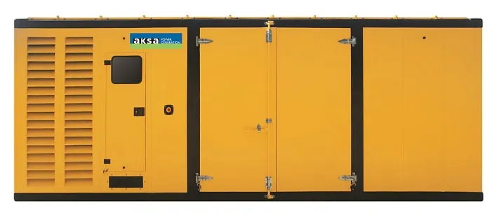 Дизельный генератор Aksa APD1400BD в кожухе с АВР