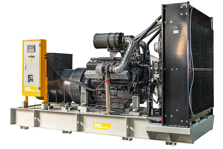 Дизельный генератор MitsuDiesel МД АД-720С-Т400-2РМ29 (MDA-N 880 12VTE) с АВР