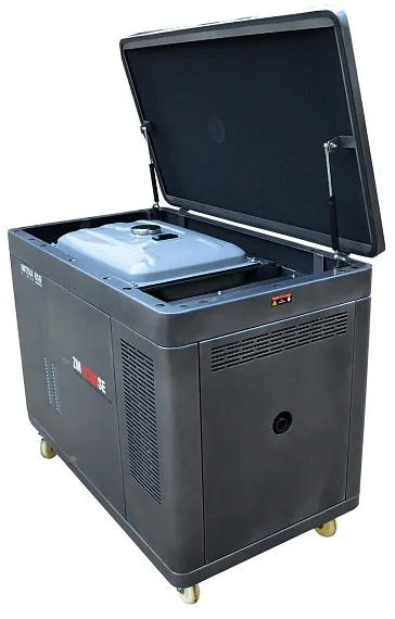 Бензиновый генератор Mitsui Power ZM 12500 SE в кожухе с АВР