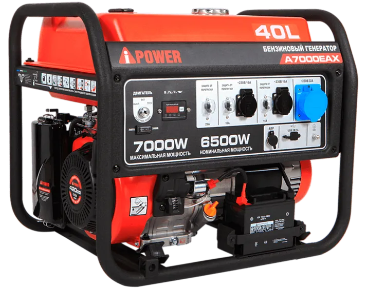 Портативный бензиновый генератор A-iPower A7000EAX