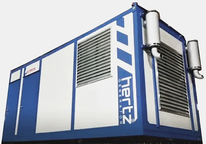 Дизельный генератор Hertz HG 688 BC в кожухе с АВР