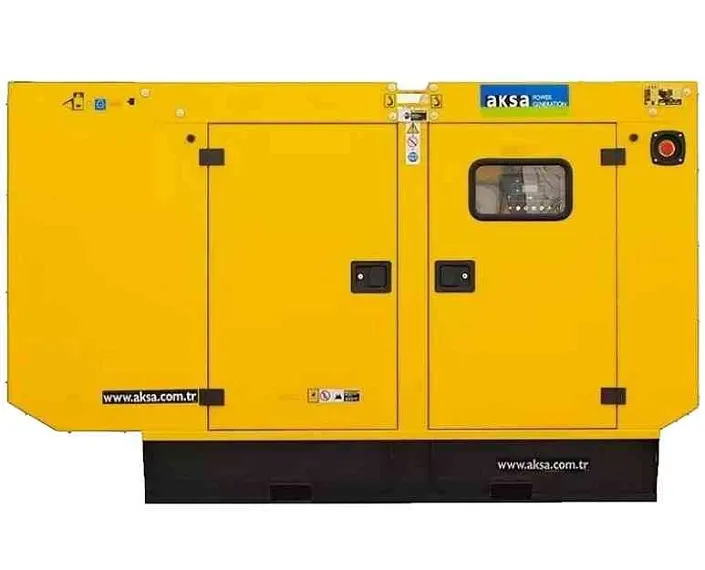 Дизельный генератор Aksa APD 33C в кожухе