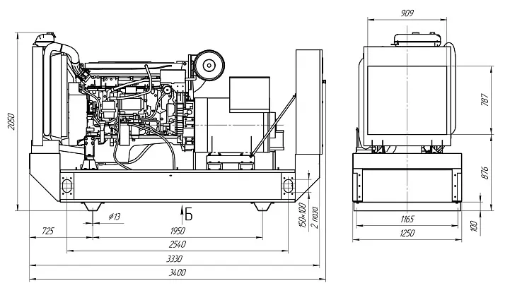 Дизельный генератор ПСМ ADV-280 с АВР