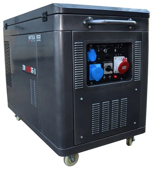 Бензиновый генератор Mitsui Power ZM 12500 SE-3 в кожухе с АВР