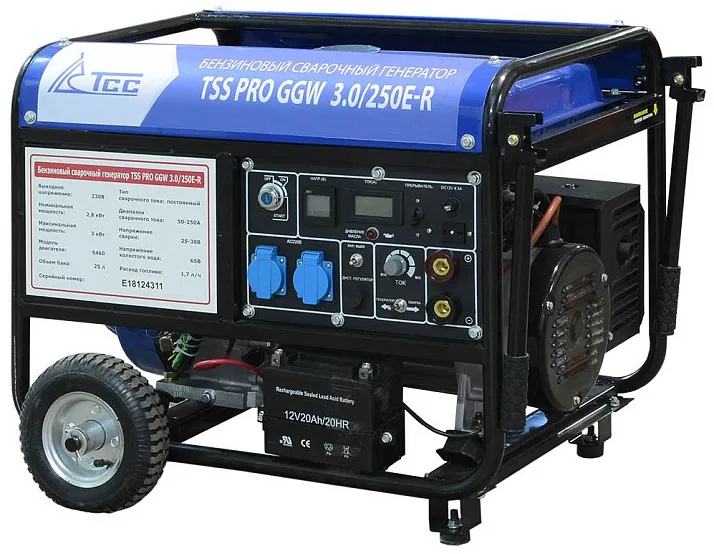 Сварочный генератор ТСС PRO GGW 3.0/250E-R
