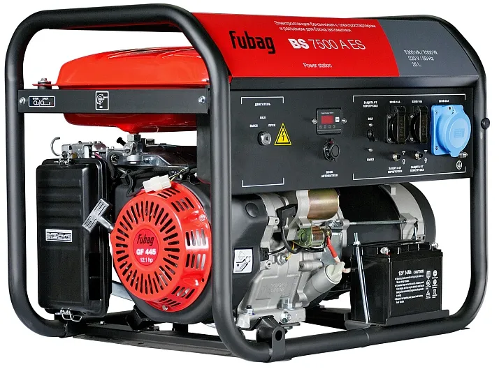 Бензиновый генератор Fubag BS 7500 A ES с АВР