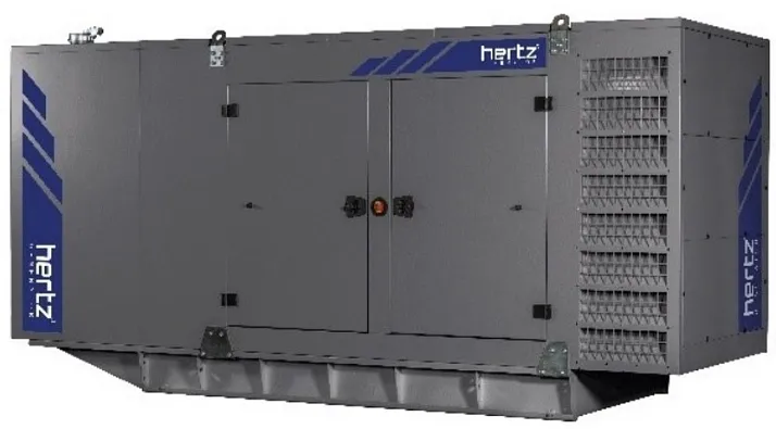 Дизельный генератор Hertz HG 750 DL в кожухе с АВР