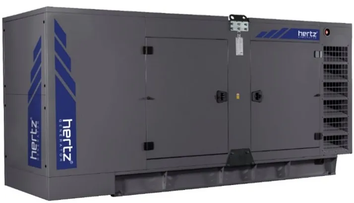 Дизельный генератор Hertz HG 406 PC в кожухе с АВР