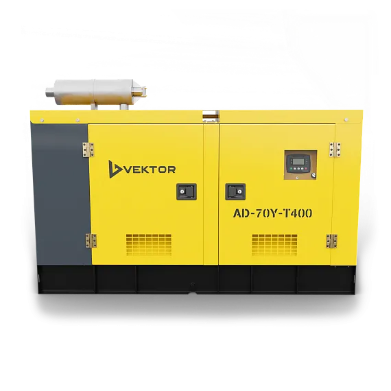 Дизельный генератор VEKTOR AD-70Y-T400 в шумозащитном кожухе с АВР