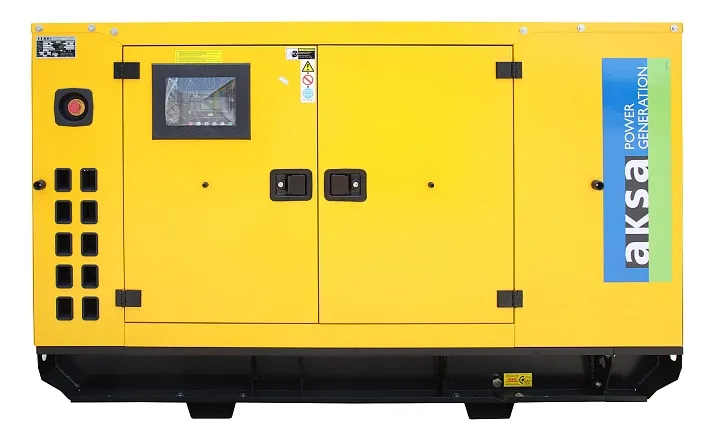 Дизельный генератор Aksa APD20BD в кожухе