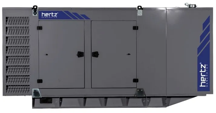 Дизельный генератор Hertz HG 400 DL в кожухе