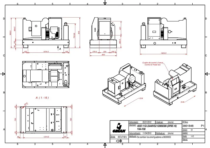 Дизельный генератор Gesan DPB 10E