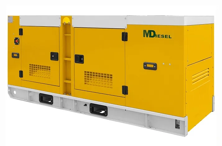 Дизельный генератор MitsuDiesel МД АД-120С-Т400-2РКМ29 (MDH 132 6LT) в шумозащитном кожухе с АВР