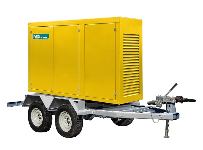 Дизельный генератор MitsuDiesel МД АД-16С-Т400-2РПМ29 в погодозащитном кожухе на шасси с АВР