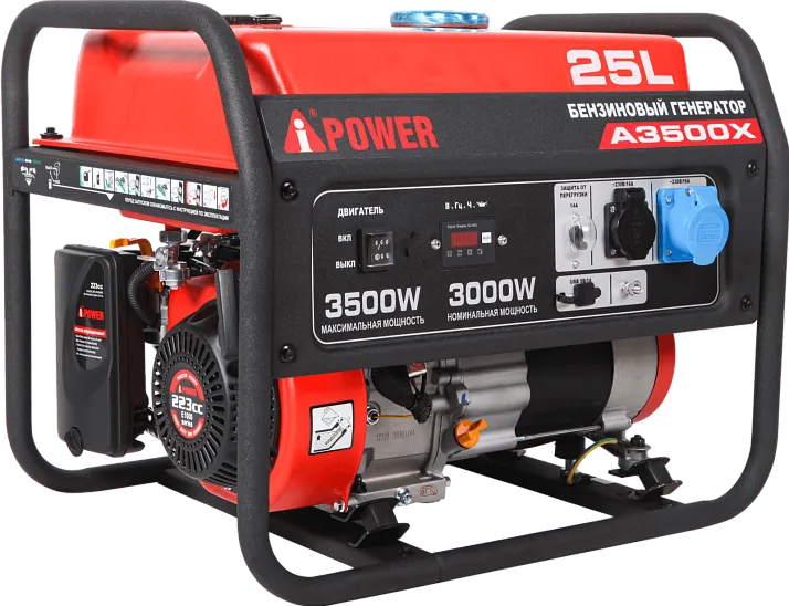 Портативный бензиновый генератор A-iPower A3500X