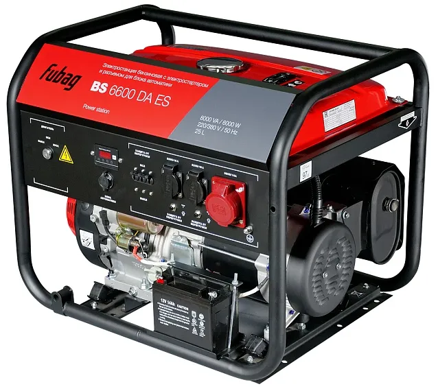Бензиновый генератор Fubag BS 6600 DA ES с АВР