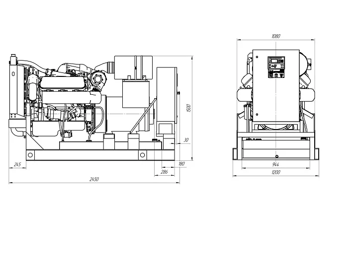 Дизельный генератор ПСМ АД-120 (ЯМЗ-236БИ) в контейнере с АВР