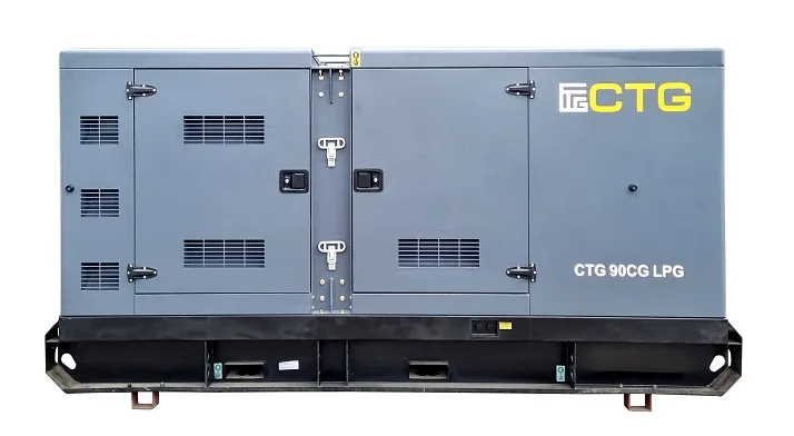 Газовый генератор CTG 90CG LPG в кожухе с АВР