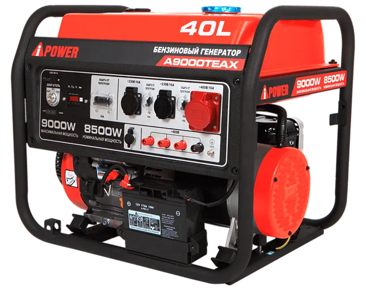 Портативный бензиновый генератор A-iPower A9000TEAX электростартер