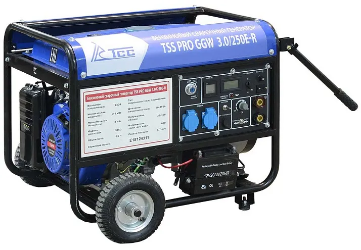 Сварочный генератор ТСС PRO GGW 3.0/250E-R